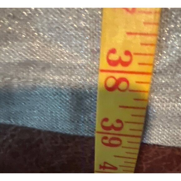 EILEEN FISHER Silver Twinkle Heavy Linen Shimmer Cami Dress M - Picture 8 of 11